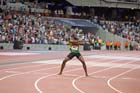 Usain Bolt, 100 metres,  2013 IAAF Diamond League, Sainsbury's Anniversary Games, Queen Elizabeth Olympic Park, London.
